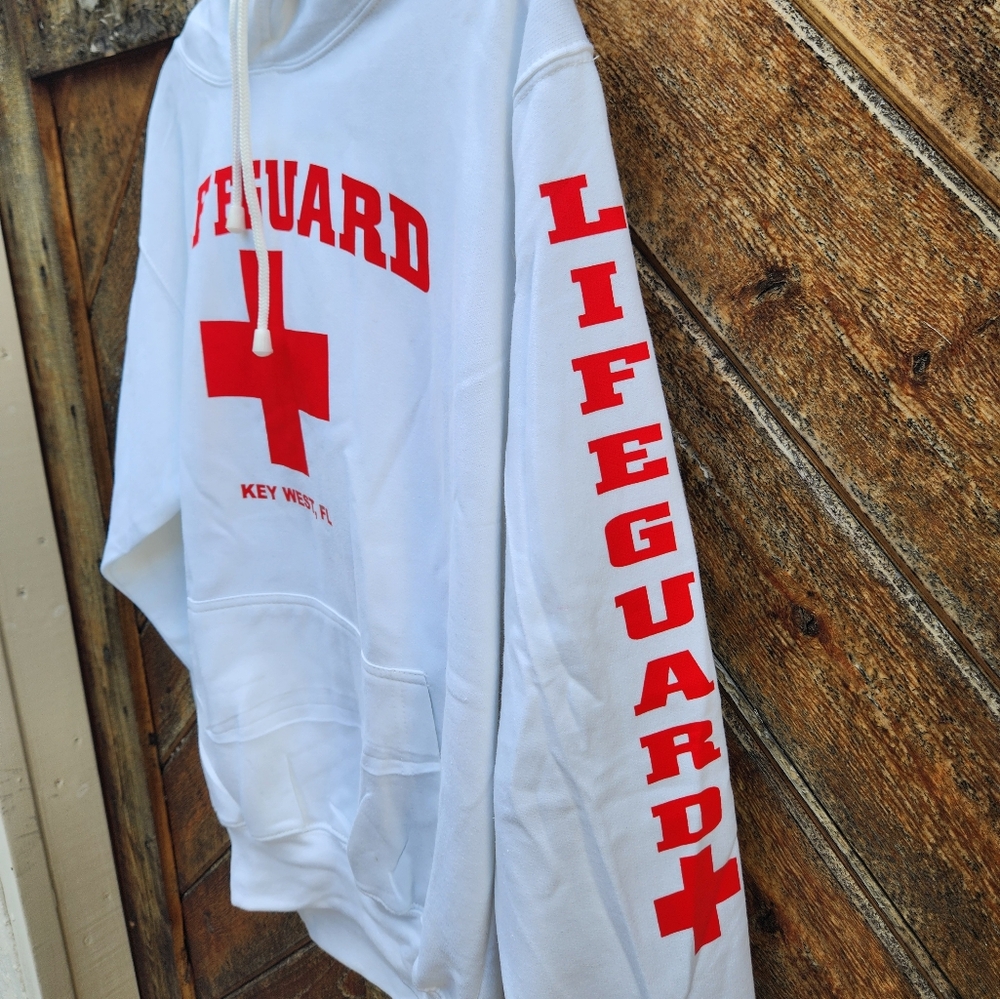 Key West Florida Life Guard Hoodie - Picture 2 of 9